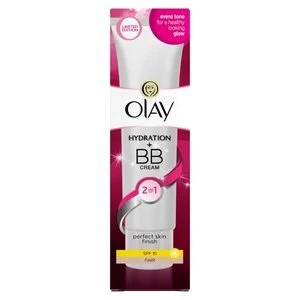 Olay 2in1 Hydration + BB Cream Fair Moisturiser SPF15 50ml