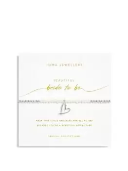 Joma Jewellery Bridal Pearl A Little , Bridesmaid , Silver , Bracelet , 17.5Cm Stretch