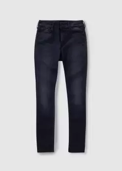 Replay Womens Hyperflex Re-Used Xlite New Luz Jeans In Dark Grey