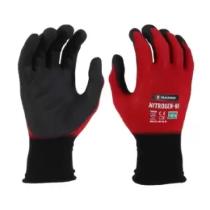 Blackrock Mens Nitrogen-NF Safety Gloves (M) (Red/Black) - Red/Black