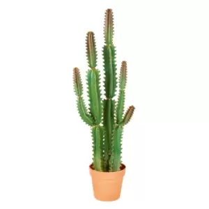 Premier Artificial Cereus Cactus in Pot 101cm - wilko