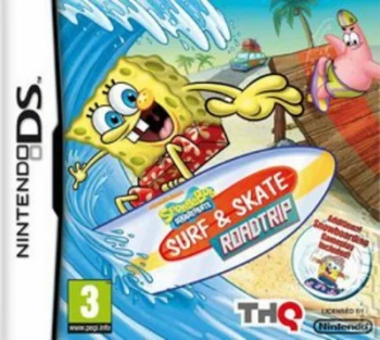 SpongeBob Squarepants Surf and Skate Roadtrip Nintendo DS Game