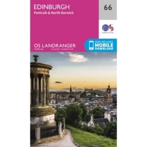Edinburgh, Penicuik & North Berwick by Ordnance Survey (Sheet map, folded, 2016)