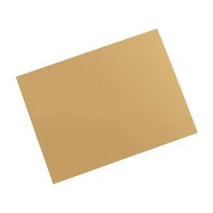 5 Star Foolscap Square Cut Folders Manilla 315gm2 Yellow 1 x Pack of 100 Folders