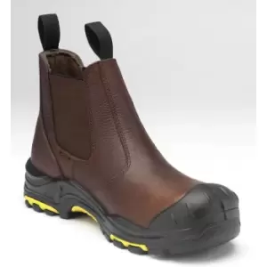 Dealer Safety Work Boots Brown - Size 10 - JCB