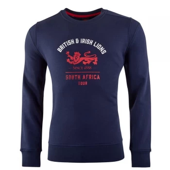 Canterbury British and Irish Lions Crew Sweatshirt Mens - Navy