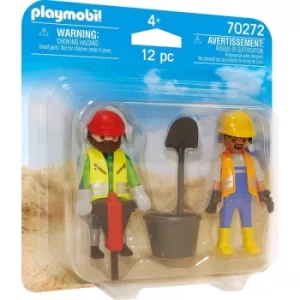 Playmobil Duo Pack Construction Workers Figures