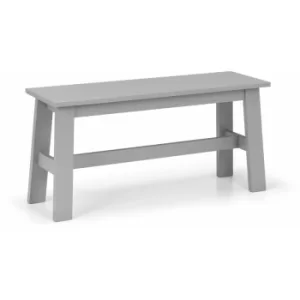 Kittie Grey Laquer Compact Dining Room Bench