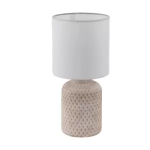 Eglo Bellariva Creme Ceramic Table Lamp