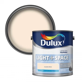 Dulux Light & Space Coastal Glow Matt Emulsion Paint 2.5L