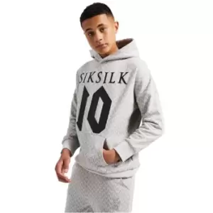 SikSilk x Messi Monogram Hoodie - Grey