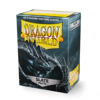 Dragon Shield Slate Matte Card Sleeves - 100 Sleeves