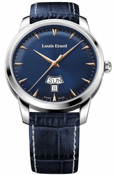 Louis Erard Mens Louis Erard Heritage Day Date Automatic Watch 15920AA15.BEP102