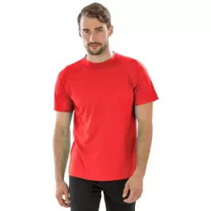 Spiro Mens Aircool T-Shirt (2XS) (Red)