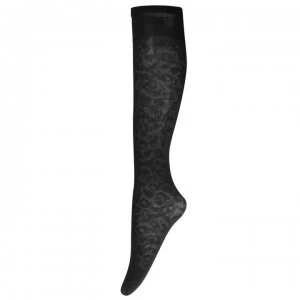 Charnos Trouserwear Patterned Tights 2 Pack - Black