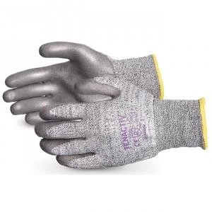 Superior Glove Tenactiv Cut Resistant Polyurethane Palms Grey 6 Ref