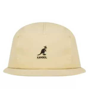 Kangol Embroidered Flat Peak Cap - Brown