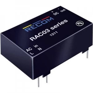 ACDC PSU print RECOM RAC03 12SC 12 Vdc 0.25 A 3