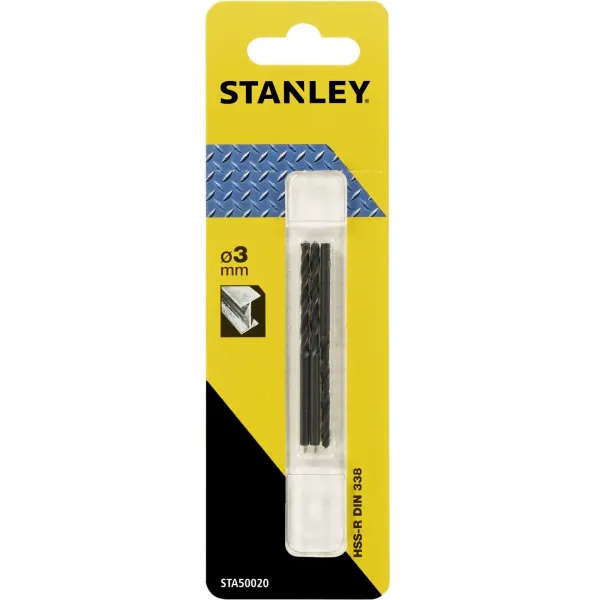 Stanley Metal Drill Bit 3mm -STA50020-QZ