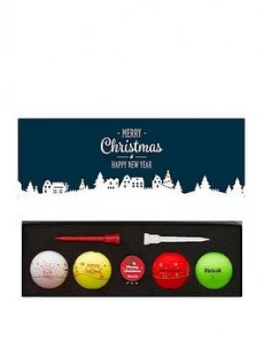 Volvik 4 Pack Volvik Christmas Golf Balls With Marker & Tees
