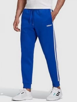 adidas Essential 3 Stripe Track Pants - Blue, Size L, Men