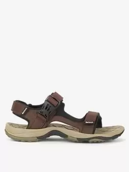 Barbour Pendle Sandals, Brown, Size 9, Men