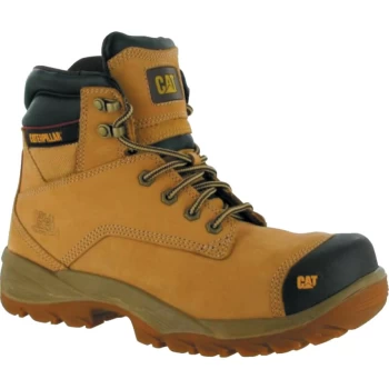 7050 Spiro Mens Tan Safety Boots - Size 6