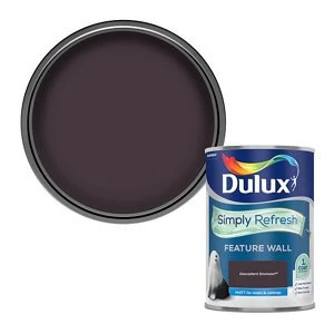 Dulux Simply Refresh Feature Wall Decadent Damson Matt Emulsion Paint 1.25L