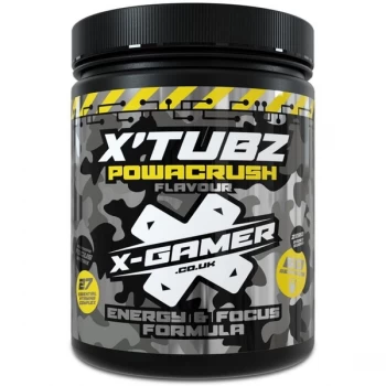 X-Gamer X-Tubz Powacrush (Pineapple Flavoured) Energy Formula - 600g