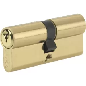 Yale 6 Pin Euro Double Cylinder 30-10-35mm in Brass
