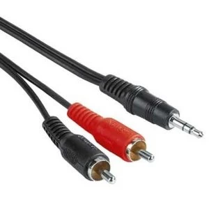 Hama Audio Connecting Cable 2 RCA Male Plugs - 3.5mm Male Plug Stereo, 5 m