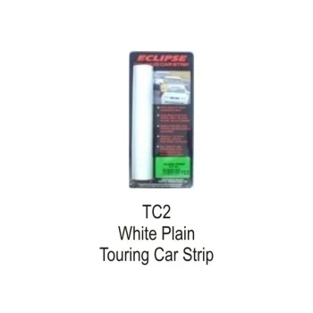 Eclipse Touring Car Sun Strip - White - TC2 - Castle Promotions