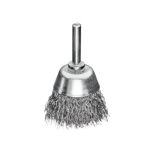 Lessmann Cup Brush with Shank D70mm x H25, 0.30 Steel Wire