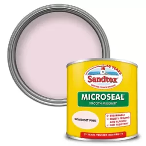 Sandtex Ultra Smooth Masonry Paint Somerset Pink - Tester