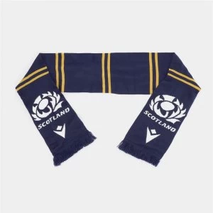 Macron Scottish Rugby Double Layer Scarf - Navy/Gold