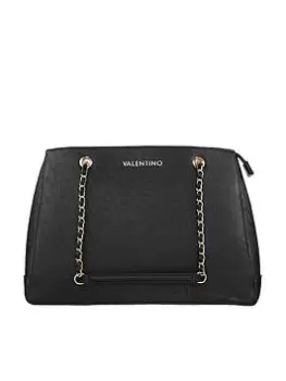 Valentino Bags Valentino Relax Embossed Tote- Black