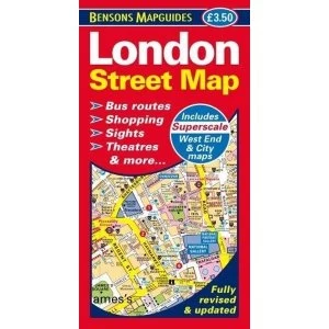 London Street Map Sheet map, folded 2017