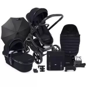 iCandy Peach 7 Combo Pushchair Complete Bundle, Black Edition