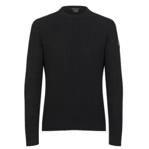 Paul And Shark Cable Knit Sweater - Black