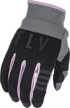 FLY Racing F-16 Gloves Grey Black Pink 2XL