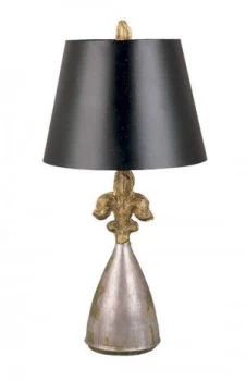 1 Light Table Lamp Silver, E27