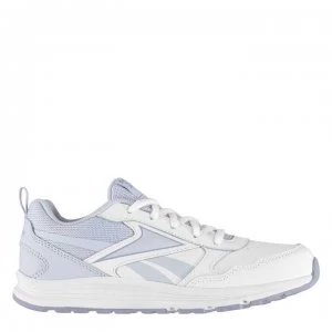 Reebok Almotio 5.0 Leather Girls Trainers - White/Lilac
