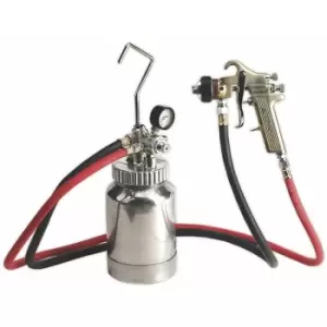 Sealey - HVLP-79/P hvlp Pressure Pot System with Spray Gun & Hoses 1.7mm Set-Up