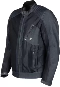 Helstons Colt Air Denim Motorcycle Textile Jacket, blue, Size L, blue, Size L