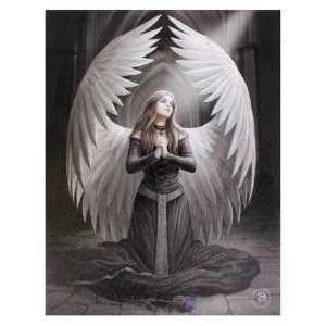 Small Prayer For The Fallen Canvas Picture by Anne Stokes