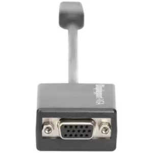 Digitus Adapter DisplayPort plug, VGA 15-pin plug 0.15 m Black AK-990904-002-S DisplayPort cable