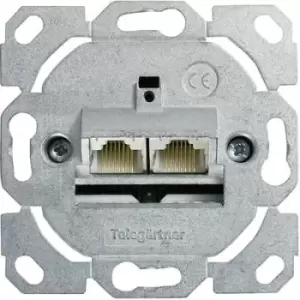 Telegaertner Network outlet Flush mount Insert CAT 6 2 ports