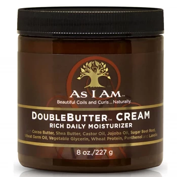 AS I AM Naturally Double Butter Styling Cream 227g