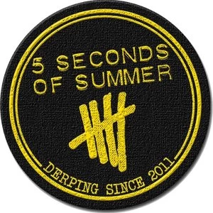 5 Seconds of Summer - Derping Stamp Standard Patch