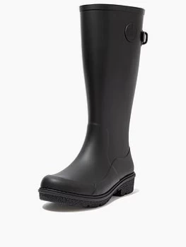 FitFlop Wonderwelly Tall Wellington Boots - Black, Size 8, Women